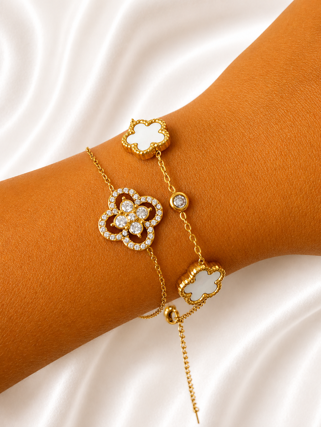 Bracelet - Alma blanc