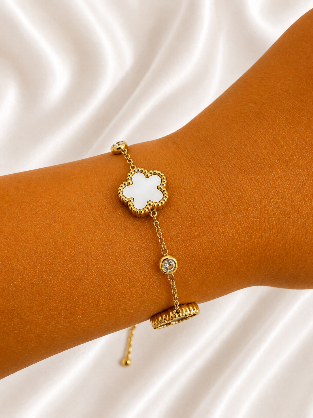 Bracelet - Alma blanc
