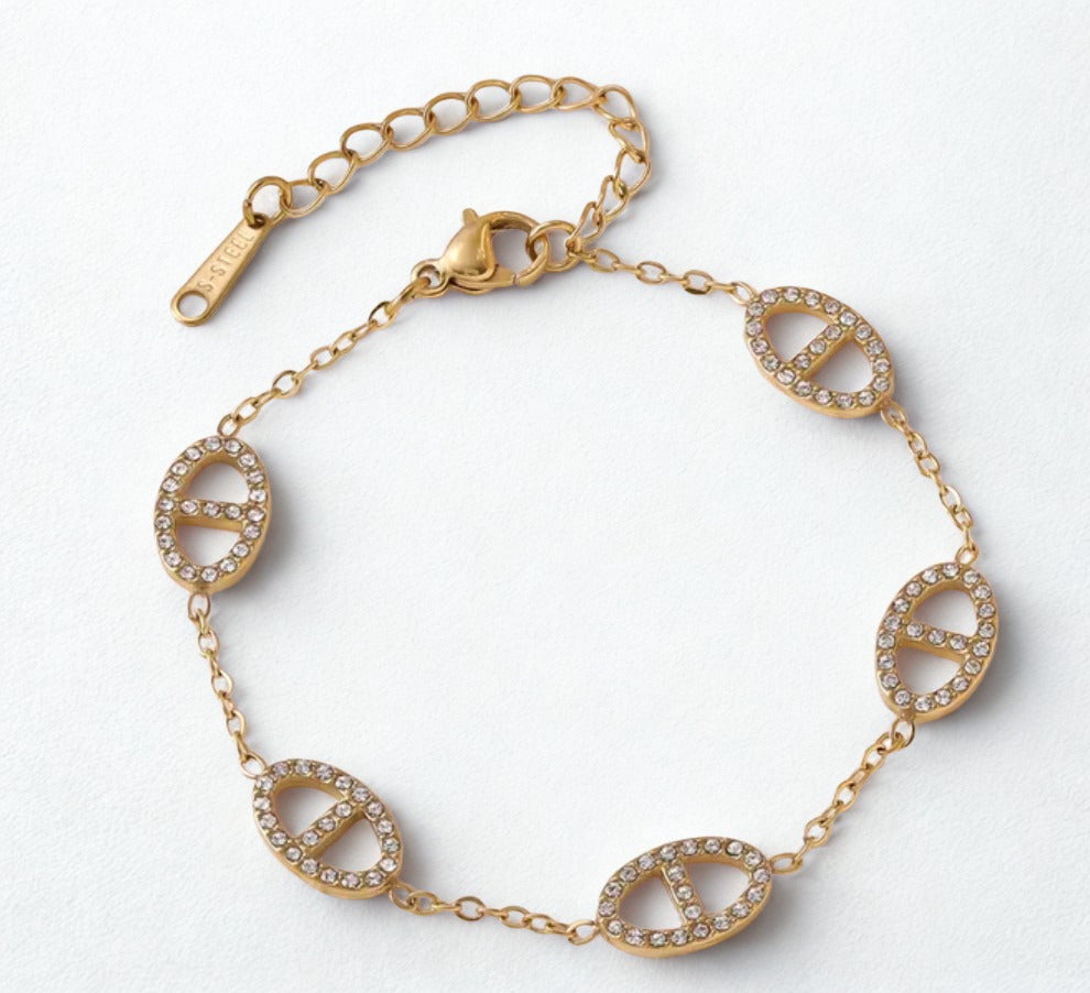 Bracelet maille marine - Diane