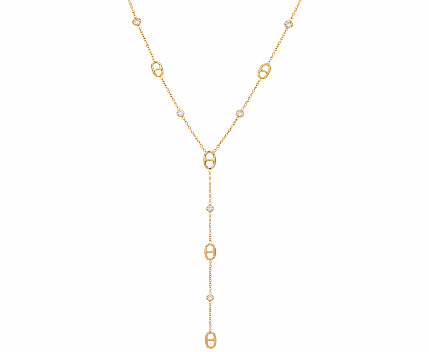 Collier maille marine - Mila
