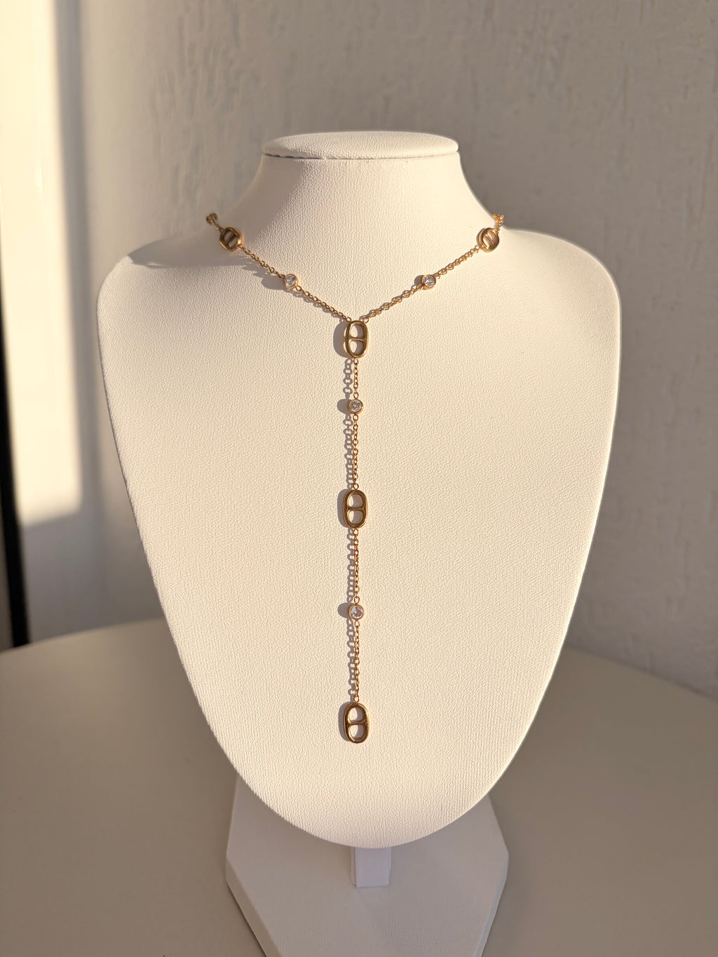 Collier maille marine - Mila